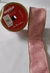 Fita Decorativa Aramada Com fios Rosa Claro e Dourado - 6,3cm x 9,14m - comprar online