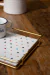 Bandeja Corações em Ferro e Porcelana - NoelStore