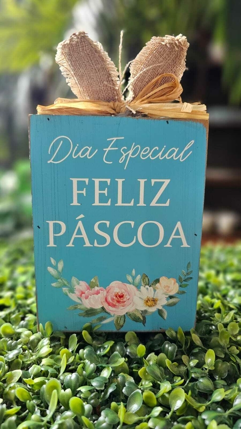 Placa Decorativa- Orelhas de Coelho