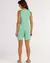 Pijama Regata com Bermuda Verde Florido - comprar online