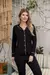PIJAMA AMERICANO LONGO FEMININO - LISO