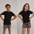 Pijama Infantil Gola em V