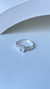 ANEL MEIO ARO DUPLO COR CRISTAL - comprar online