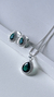 CONJUNTO GOTA CRAVEJADA LUXO VERDE - comprar online