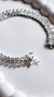 PULSEIRA FEMININA LUXO RIVIERA FOLHAS - Maré Prata 925