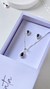 CONJUNTO GOTA CRAVEJADA LUXO AZUL