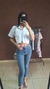 CAMISA CROPPED REFINADA na internet
