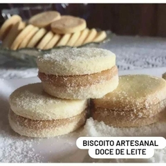 Biscoito Nata Artesanal Recheado com Doce de Leite - comprar online