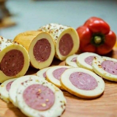 Provolone Recheado com salaminho