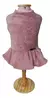 Roupa Vestido Pet Cão Gato Tamanho 5 + Manta Rosa