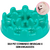 Comedouro Lento Mini Pet Fit Pet Games Verde ÁGUA