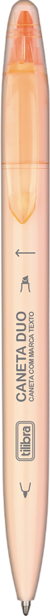 Caneta Duo Tilibra ( caneta esferografica 1mm + marca texto 4mm ) - loja online