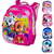 Mochila Infantil 3D com Personagens - Várias Cores e Modelos