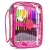 Estojo Escolar Box Transparente Grande 22cm – Detalhes com Cores Vibrantes - loja online