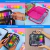 Estojo Escolar Box Transparente Grande 22cm – Detalhes com Cores Vibrantes na internet
