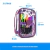 Estojo Escolar Box Transparente Grande 22cm – Detalhes com Cores Vibrantes - comprar online
