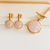 Conjunto Quartzo Rosa Perolado - Elis Pedras Naturais
