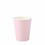 COPO PAPEL LISO CANDY COLOR ROSA CLARO - 8 UNIDADES
