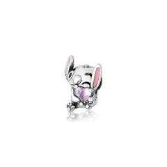 Separador de berloque stitch rosa