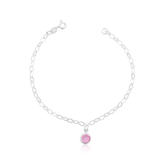 Pulseira ponto de luz rosa