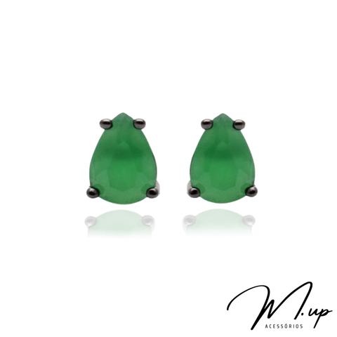 Gota verde esmeralda