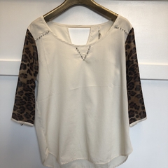 Blusa con strass