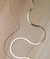 Collar doble cadena Plata 925 plana chata vibora chata - comprar online
