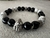 Pulsera piedras combinadas con dije espartano