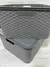 Canasto simil ratan con tapa - chico - comprar online