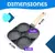 Sartén de cocina 4 círculos en internet