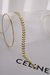 Pulseira Escama Lisa - Dourado