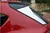 Imagem do Para subaru xv 2018-2021 abs impressão de fibra de carbono olhar exterior ambos os lados janela traseira spoiler triângulo capa adesivo guarnição peças do carro