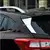 Para subaru xv 2018-2021 abs impressão de fibra de carbono olhar exterior ambos os lados janela traseira spoiler triângulo capa adesivo guarnição peças do carro - comprar online