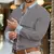 Camisa de lapela de negócios masculina escritório casual ao ar livre na internet