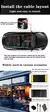 Demônio led olhos para carro animado pára-brisa matriz pixel painel de exibição - DiverSatil