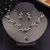 Imagem do 3 pçs conjunto de jóias doce requintado strass pingente banquete festa feminina