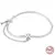 Pulseira de prata 925 original 17-20cm estrela lua sol trevo de quatro folhas - DiverSatil