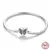 Pulseira de prata 925 original 17-20cm estrela lua sol trevo de quatro folhas
