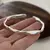 100% sólido 925 prata esterlina pulseira de metal para mulheres homens