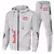 Primavera 2025 Red Bull Logo Conjunto de moletom com capuz masculino de 2 peças New Red Bull impresso jaqueta masculina moda simples com capuz Stormtrooper casaco vermelho - DiverSatil