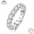 AnuJewel 4mm 5cttw D Color Moissanite Wedding Band Ring 925 Silver Sterling