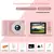 Mini câmera digital portátil para estudantes – câmera de brinquedo infantil de alta definição com design fofo, modelo de nível de entrada para meninas - DiverSatil