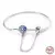 Pulseira de prata 925 original 17-20cm estrela lua sol trevo de quatro folhas - comprar online