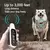 Coleira de treinamento digital para cães, 800m, à prova d'água, recarregável, controle remoto, animal de estimação, com display lcd, para todos os tamanhos, som de vibração de choque - DiverSatil