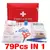 Portátil 16-300 pçs conjunto de sobrevivência de emergência kit de primeiros socorros para medicamentos acampamento ao ar livre caminhadas saco médico bolsa de emergência - DiverSatil