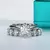 AnuJewel 4mm 5cttw D Color Moissanite Wedding Band Ring 925 Silver Sterling na internet