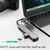 HUB USB com leitor de cartão divisor, USB C Port, SD, leitor de cartão TF - comprar online