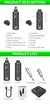 Imagem do Xtuga uhf microfone profissional conversor sem fio xlr recarregável transmissor receptor para dinâmico/condensador microfone misturador de áudio