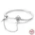 Pulseira de prata 925 original 17-20cm estrela lua sol trevo de quatro folhas na internet