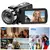 Vídeo digital 4k 18x zoom digital 42mp 2 em 1 filmadora de vídeo fotográfico tela rotativa de 3.0 polegadas câmera de alta definição câmera dv